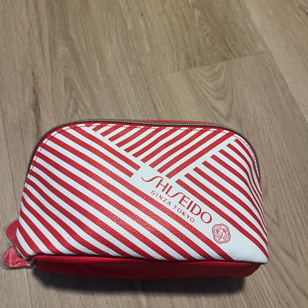 Shiseido Makeup Cosmetic Cases Organizers Pouch Zip Closure
